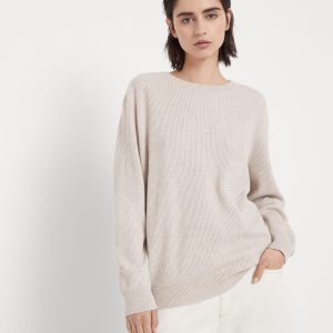 English Rib knit sweater