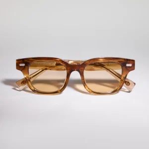 Miles 18k gold-plated frame