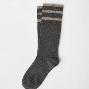 Sparkling knit socks