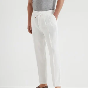 Leisure fit trousers with drawstring