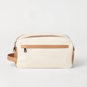 Beauty case with double zipper