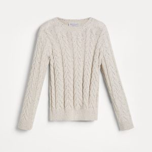 Dazzling Double Cable sweater