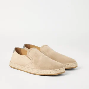 Suede slip-on