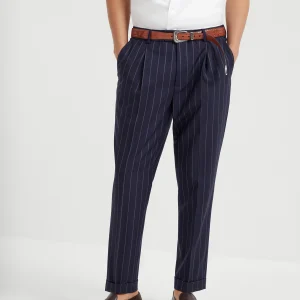 Chalk stripe trousers