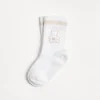 Bernie Baby socks with embroidery
