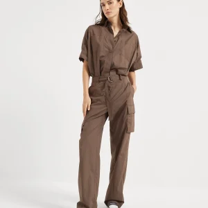 Poplin jumpsuit