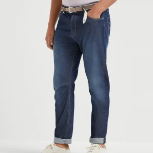 Comfort denim trousers