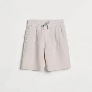 Linen Bermuda shorts