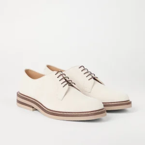 Suede derby