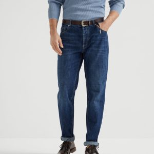 Lightweight denim trousers