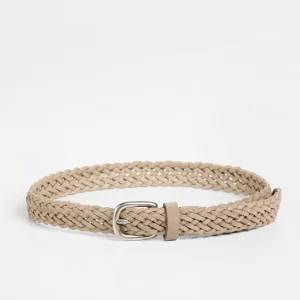Reversed calfskin belt
