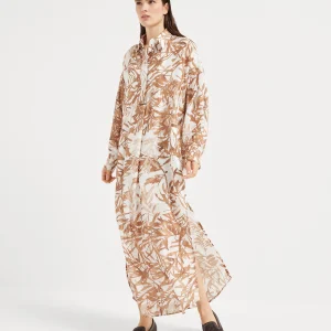 Herbarium Print chemisier dress