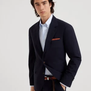 Wool and silk blazer
