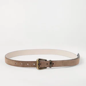Suede belt