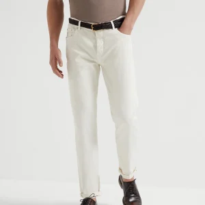 Comfort denim trousers