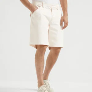 Denim Bermuda shorts