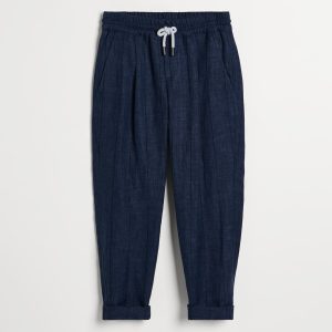 Chalk stripe trousers