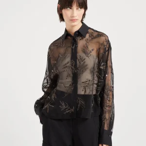 Flora Embroidery shirt