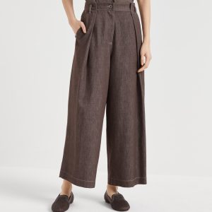 A-line trousers