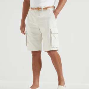 Gabardine Bermuda shorts