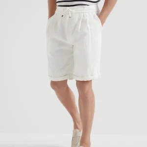 Bermuda shorts with drawstring