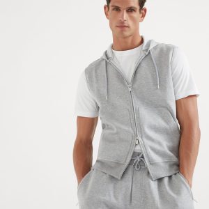 Sleeveless sweatshirt