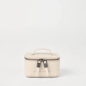 Small leather jewelry box