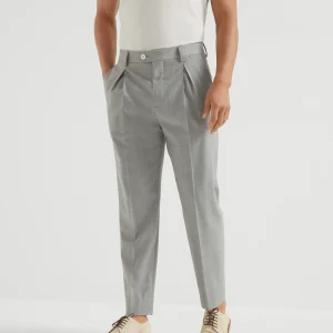 Virgin wool trousers