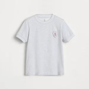 Jersey T-shirt with logo