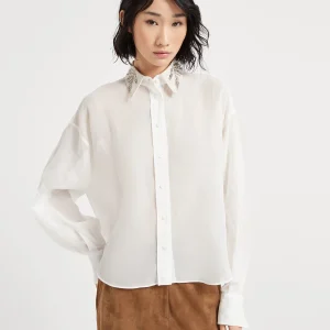 Flora Embroidery shirt
