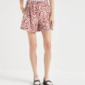Ethnic Print shorts