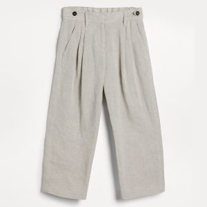 Sparkling canvas trousers