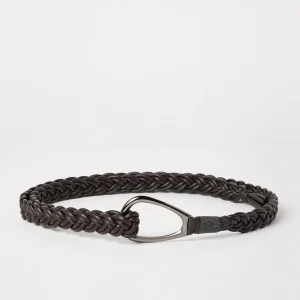 Nappa leather belt