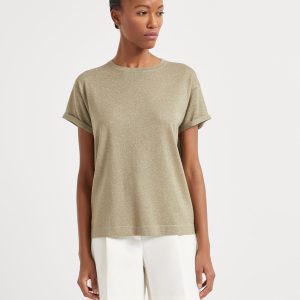 Cashmere and silk lightweight sweater
