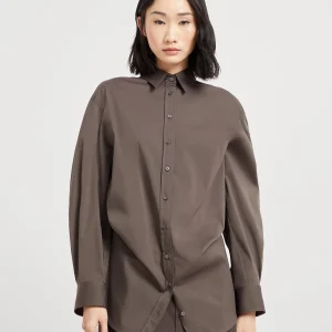 Stretch poplin shirt