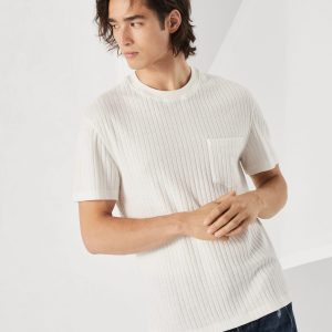 Ribbed jersey T-shirt