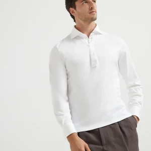 Jersey polo shirt