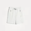 French terry Bermuda shorts with logo