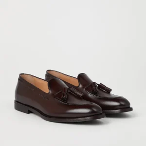 Antique calfskin loafers