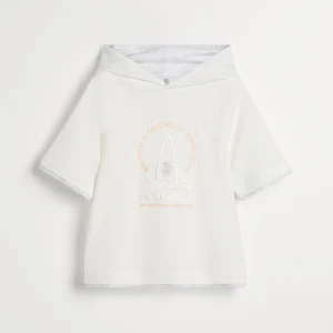 Short sleeve sweatshirt