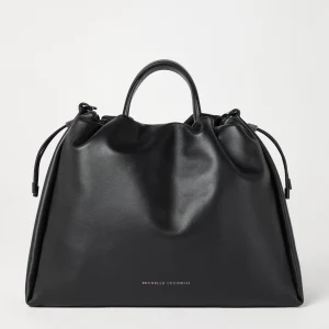 Large Soft leather Mellow Shopper bag