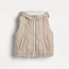 Nylon vest with padding