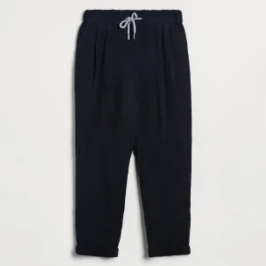 Gabardine garment dyed trousers