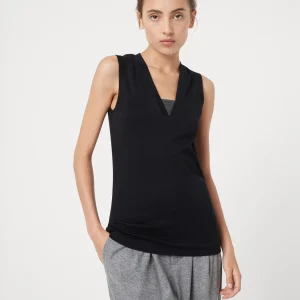 Ribbed jersey top