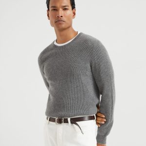 English Rib knit sweater