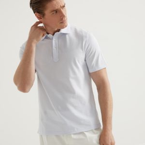 Piqu?? polo shirt