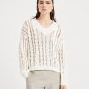Cable & Mesh sweater