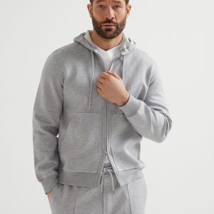 Double cloth sweatshirt