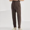 Gabardine trousers