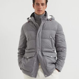 Cashmere and vicu?a beaver cloth